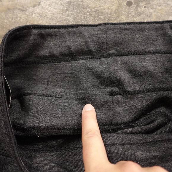 Democracy high waisted leggings women's medium heather charcoal - Picture 13 of 13